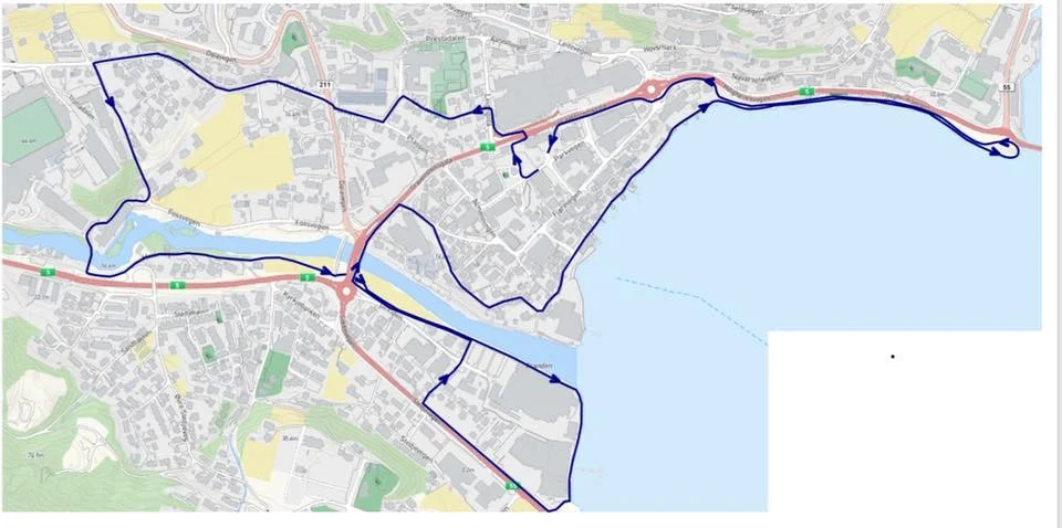 Løypekartet