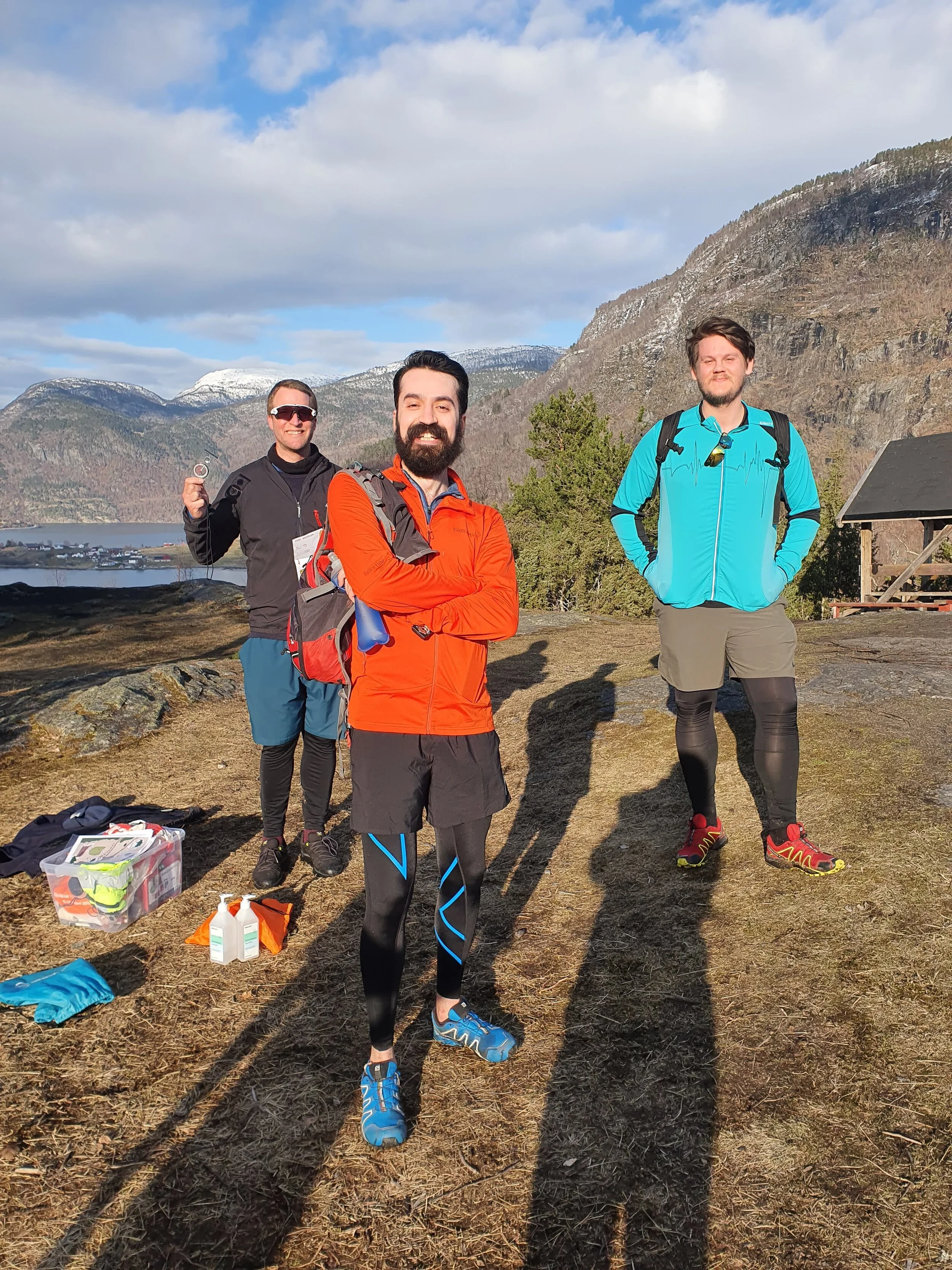 Treningsløp på Røvhaugane 14.april