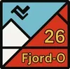 Kart med fokus på Fjord-O, med vei 26