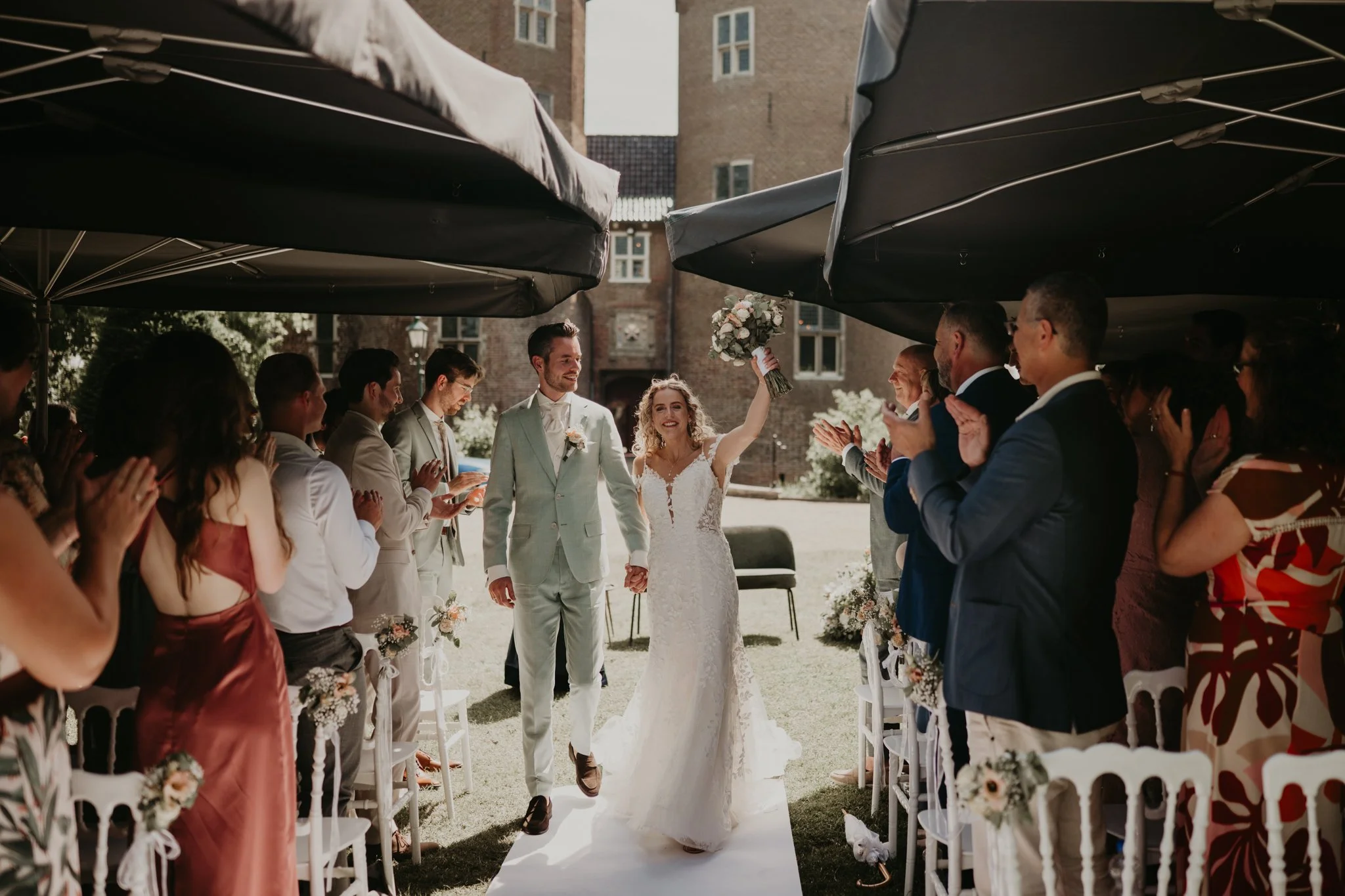 Romantisch trouwen bij kasteel Dussen - De bruiloft van M&amp;B