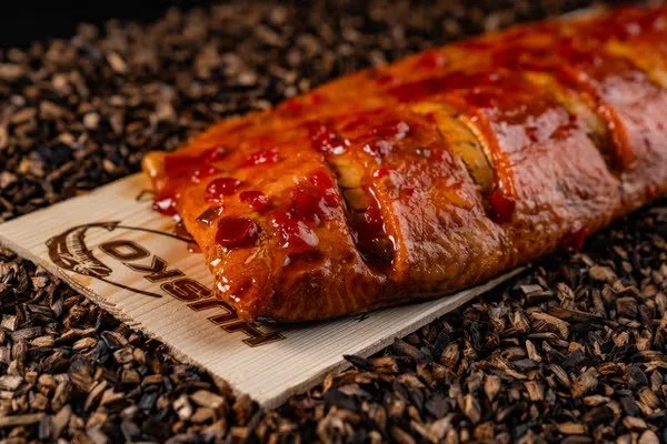 Savustettu merilohifilee, Tuorejuusto hunaja-chili