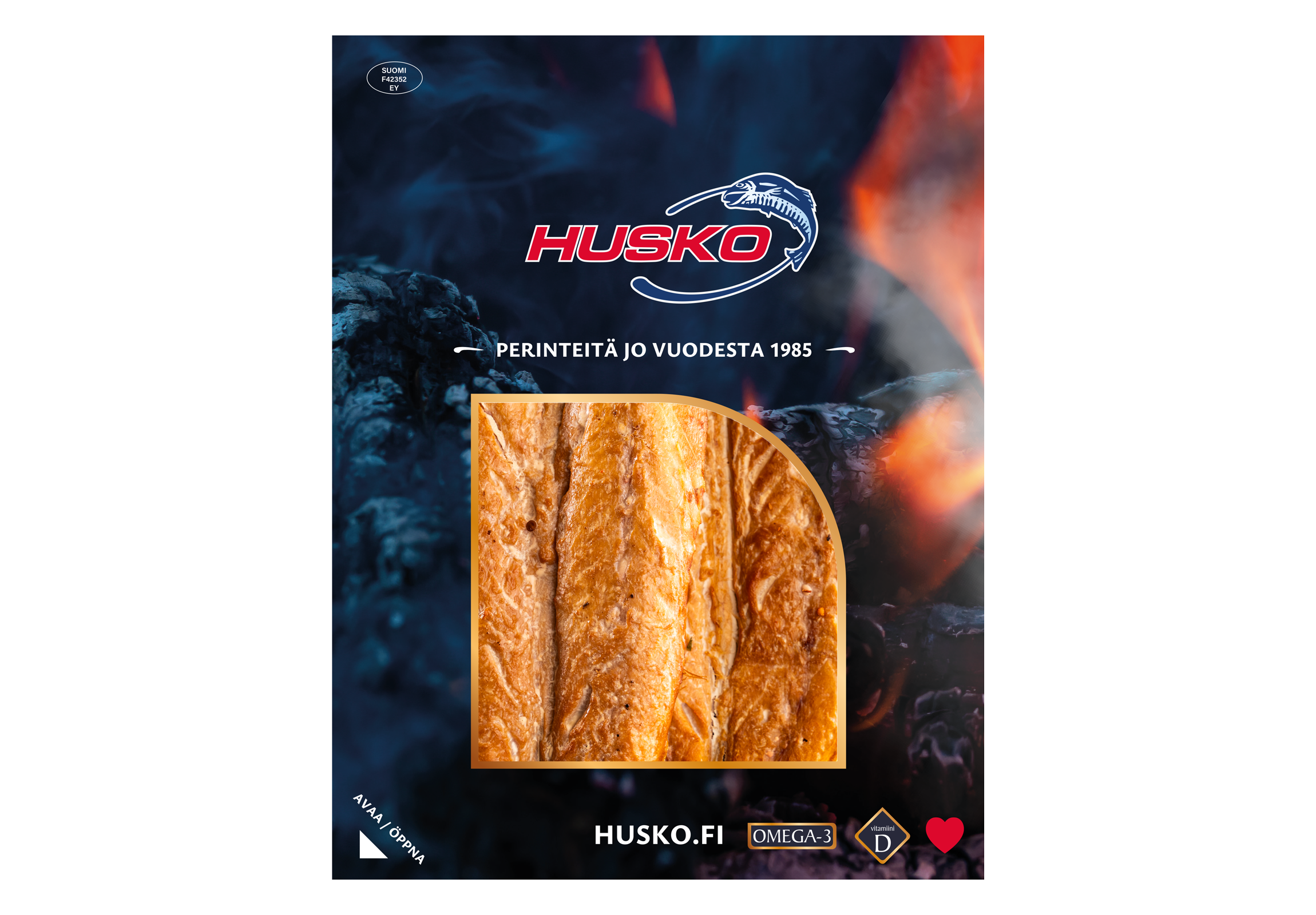Savustettu makrillifile, Naturel (kuluttajapaketti)