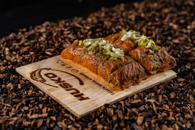 Savulohi-Wiener, Purjo-pesto