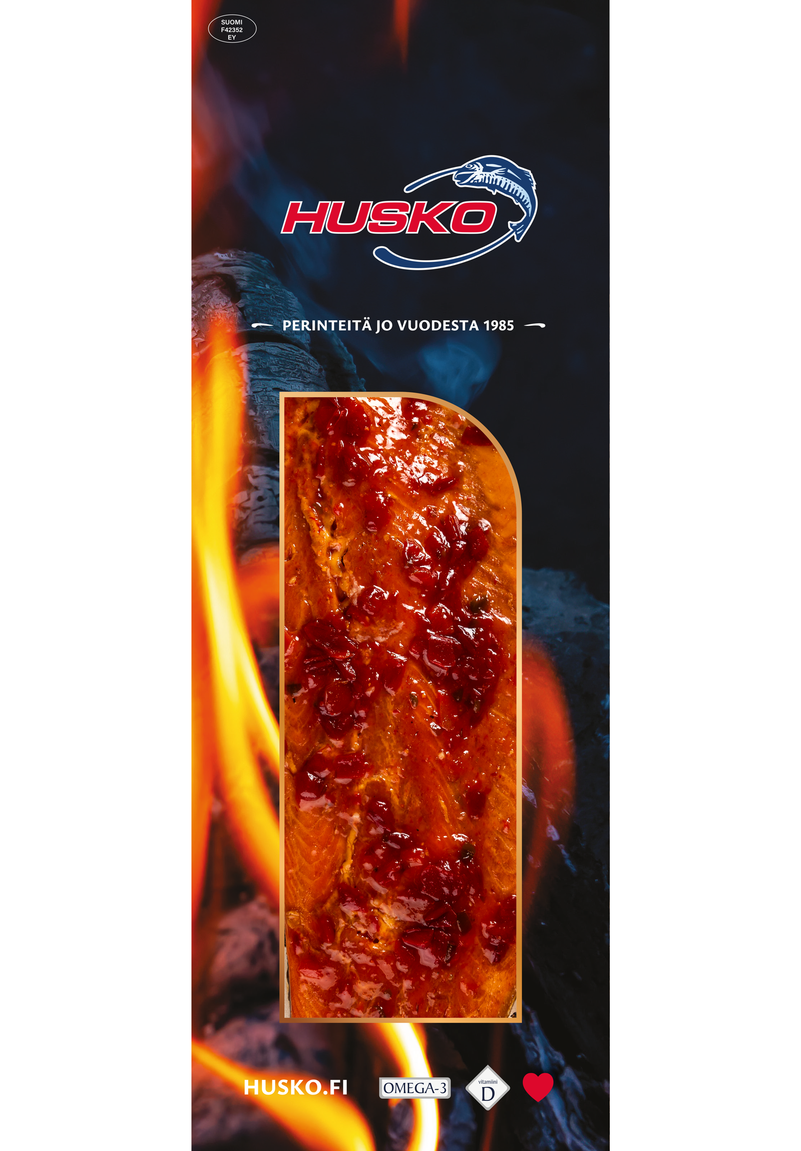 Savustettu kirjolohi, Hunaja-Chili