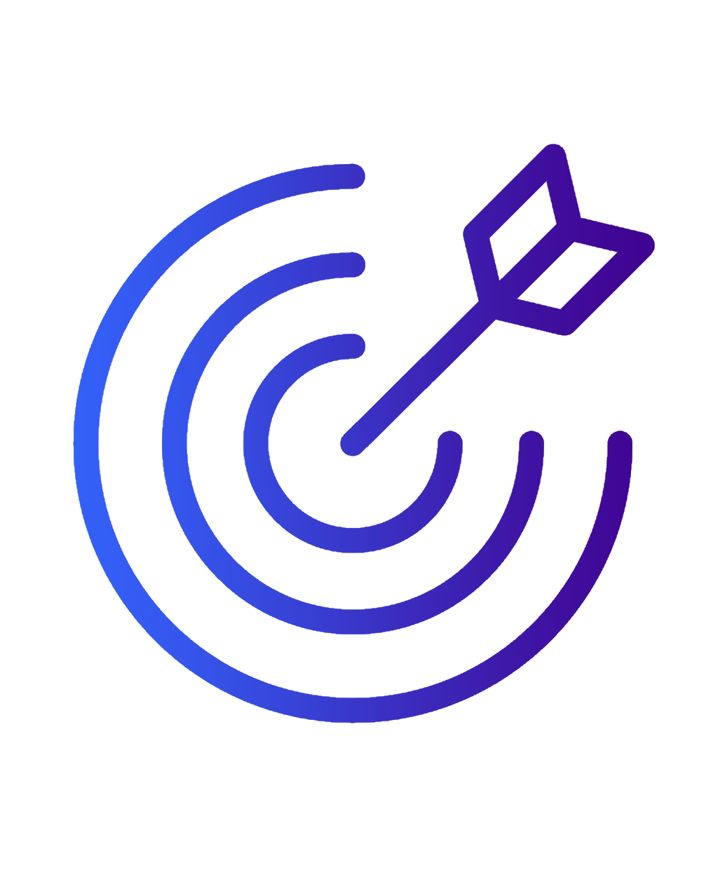 Logo de la plateforme blockchain, en forme de cercle avec une couleur dégradée allant du bleu au violet.