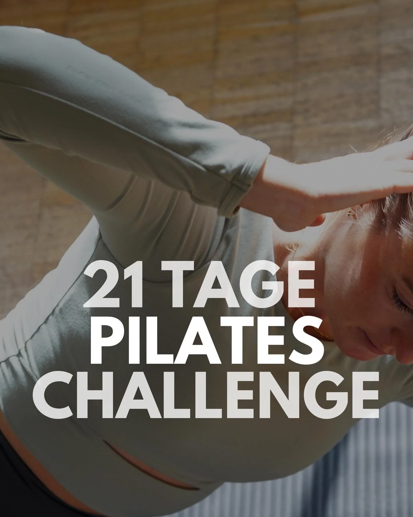 Zeit f&uuml;r dich. Zum Runterfahren. Zum Wohlf&uuml;hlen im eigenen K&ouml;rper. Zum kr&auml;ftiger und beweglicher werden. 💭
W&auml;hrend 3 Wochen bekommst du t&auml;glich ein Pilatesvideo von mir, womit du genau das erreichen kannst. 🧘🏽&zwj;♀️?
