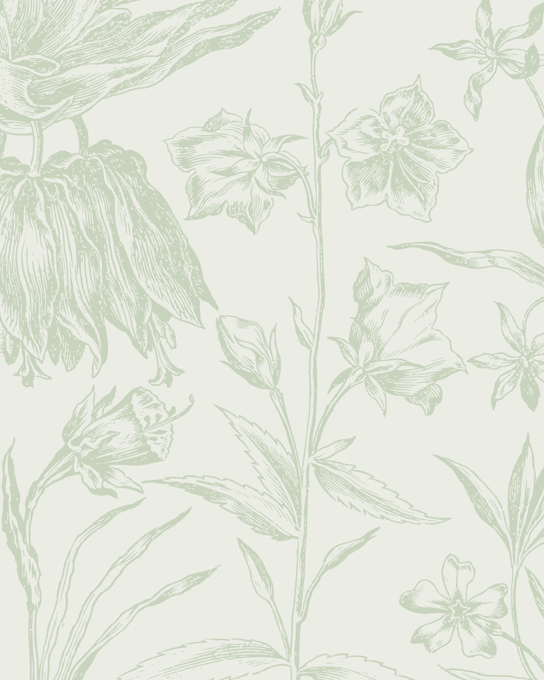 Green Floral Background Wedding Wedding Design Journey