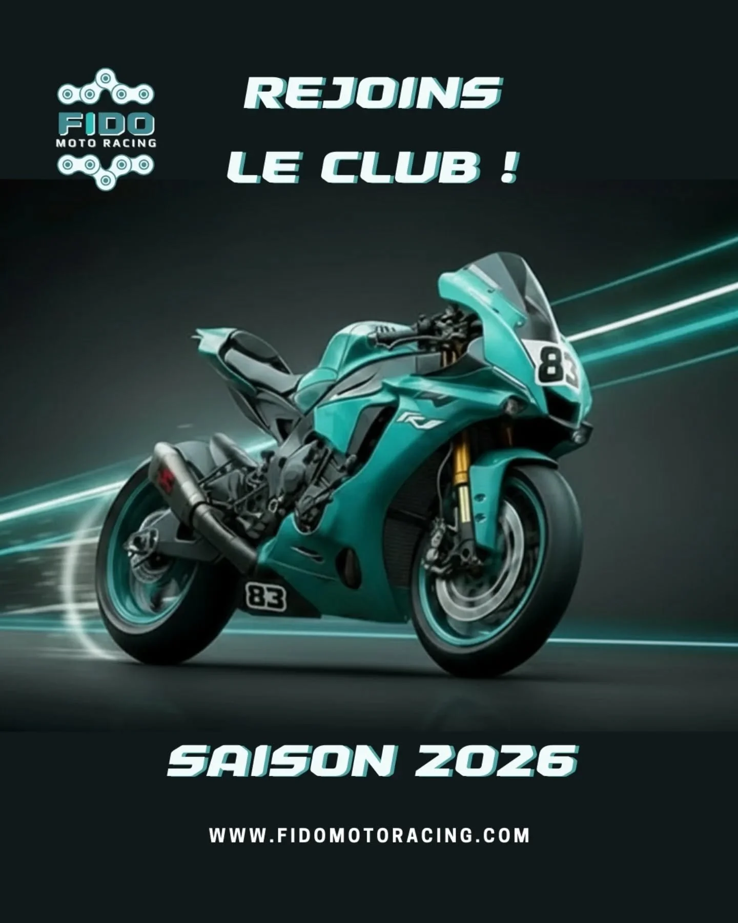 🩵 Et pourquoi pas rejoindre la famille Fido Moto Racing en 2026?

Une passion, un club, des avantages, un esprit d'&eacute;quipe 

👉🏻 Infos en DM 

#MotoClub #LaFamille #FidoMotoRacing #RejoinsNous #LaMotoCestLaVie #Normandie #ClubMotoNormand #Com