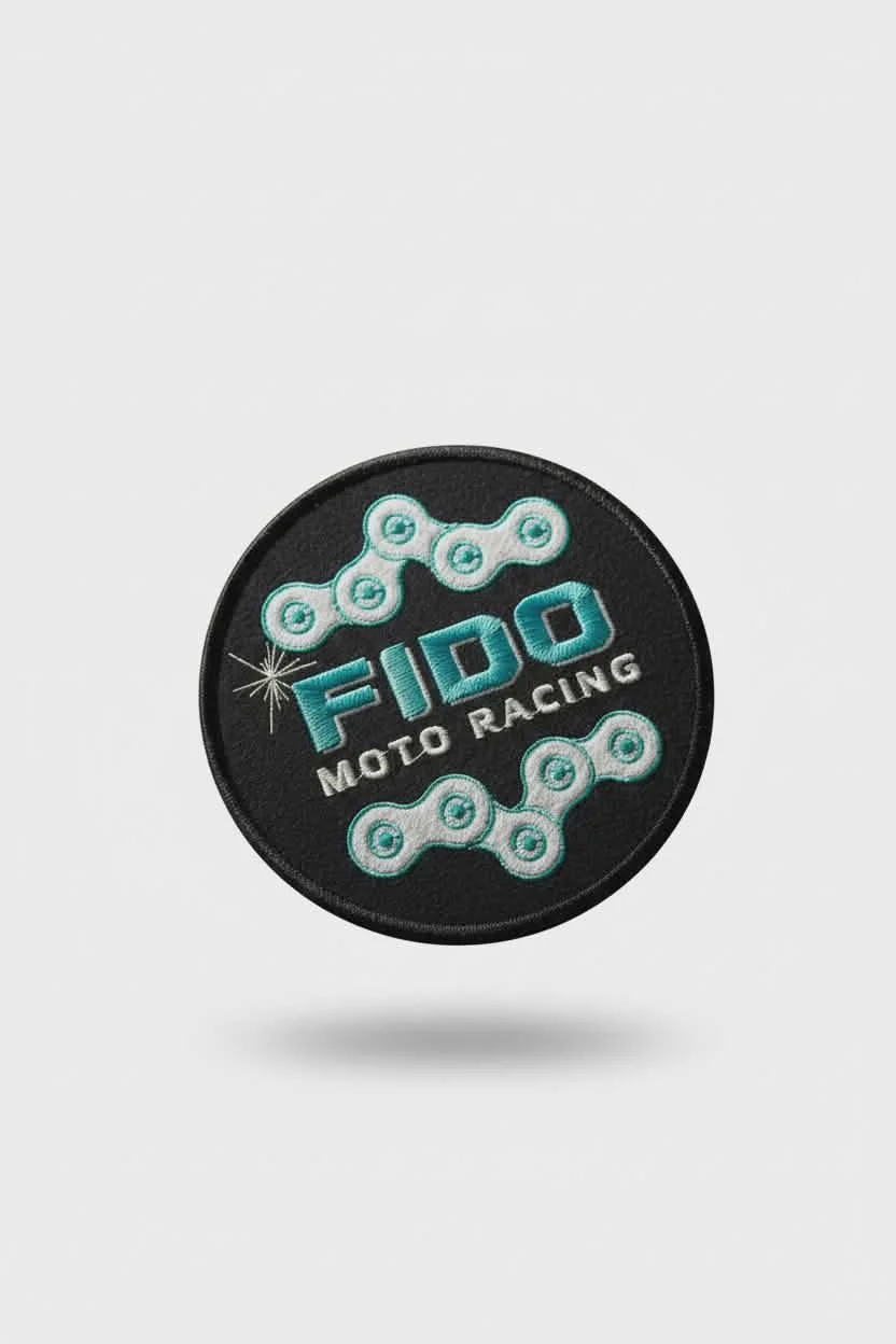 Patch à coudre Fido Moto Racing