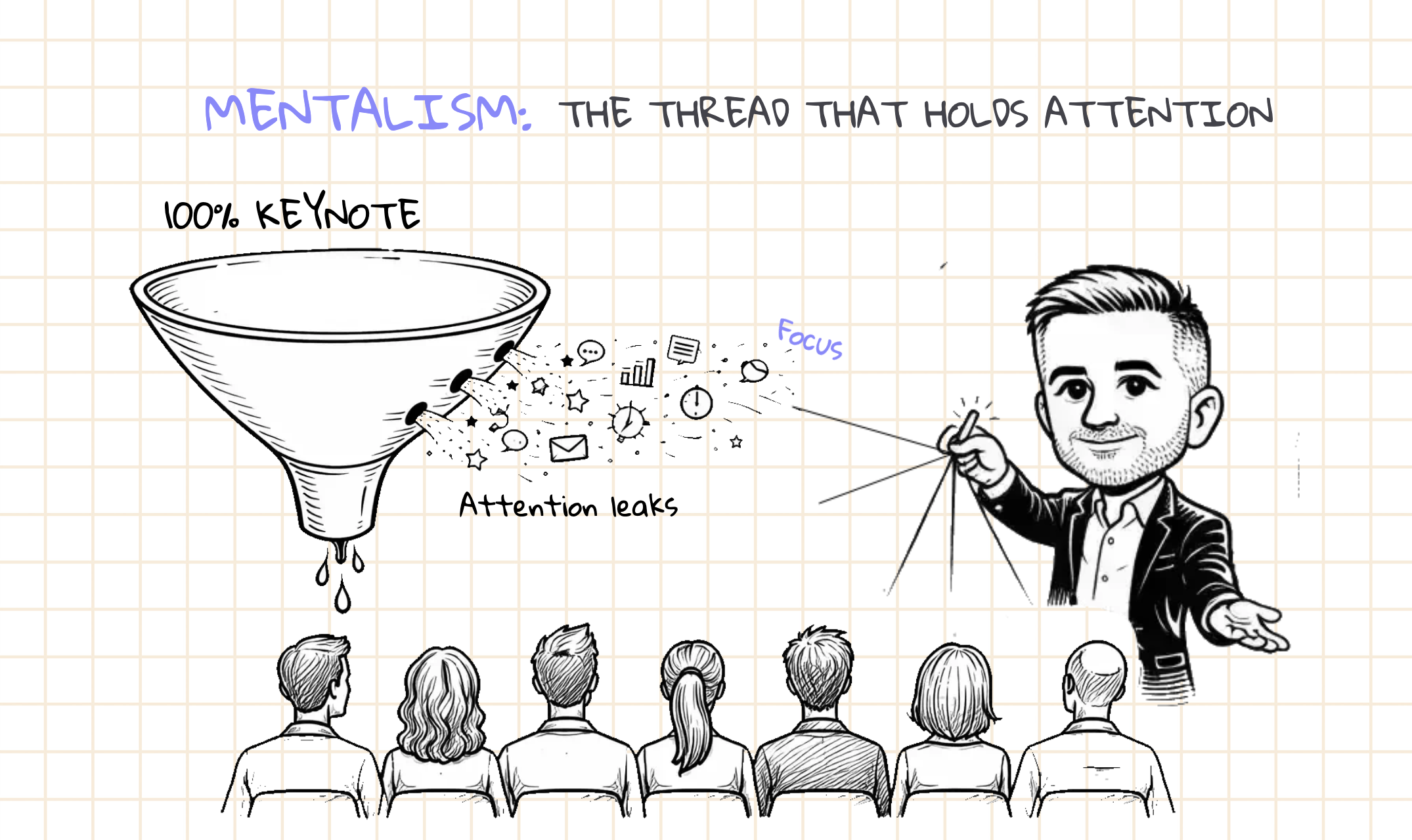 Why your audience forgets 88% of a keynote