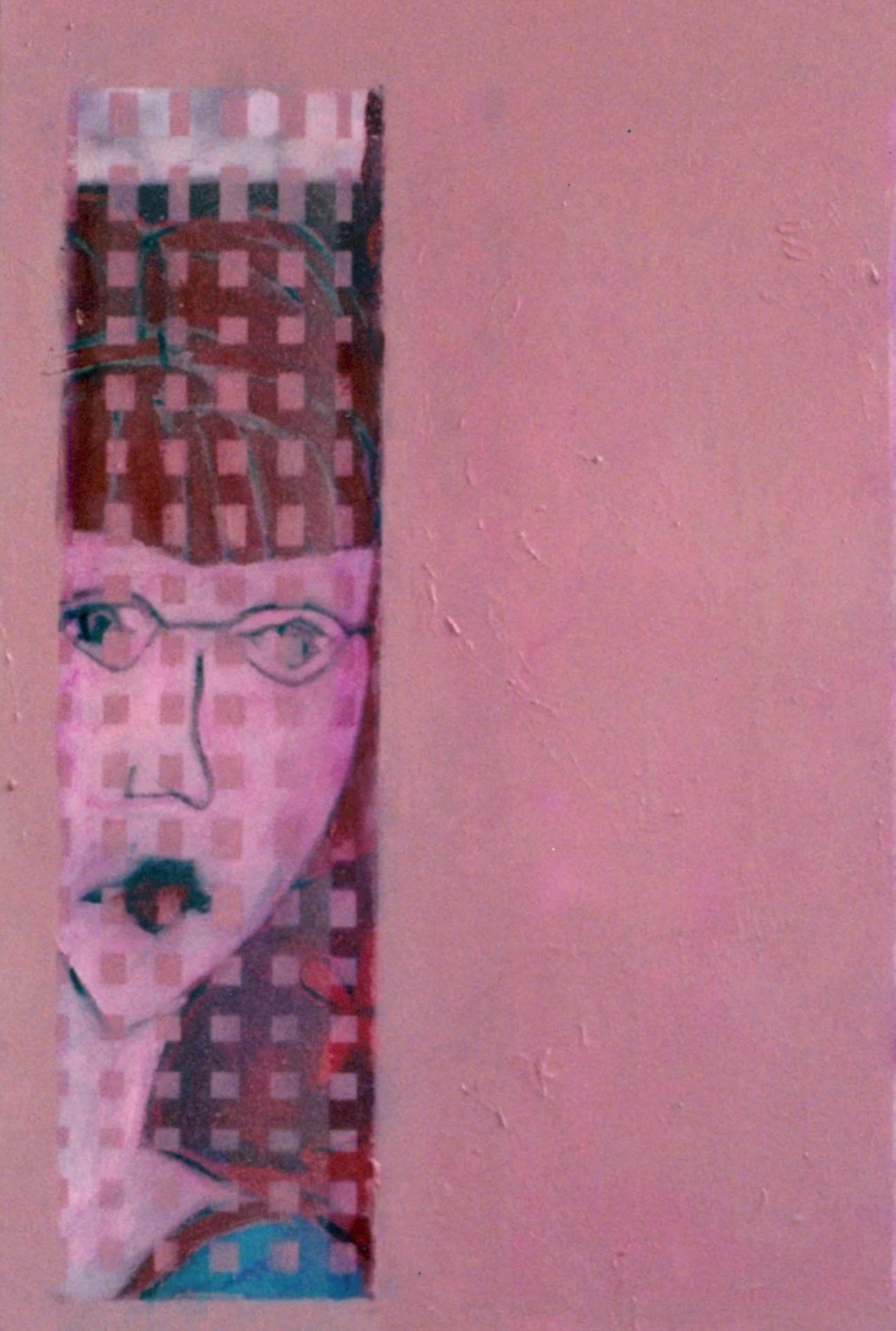 1999 Girl Behind Pink Grid