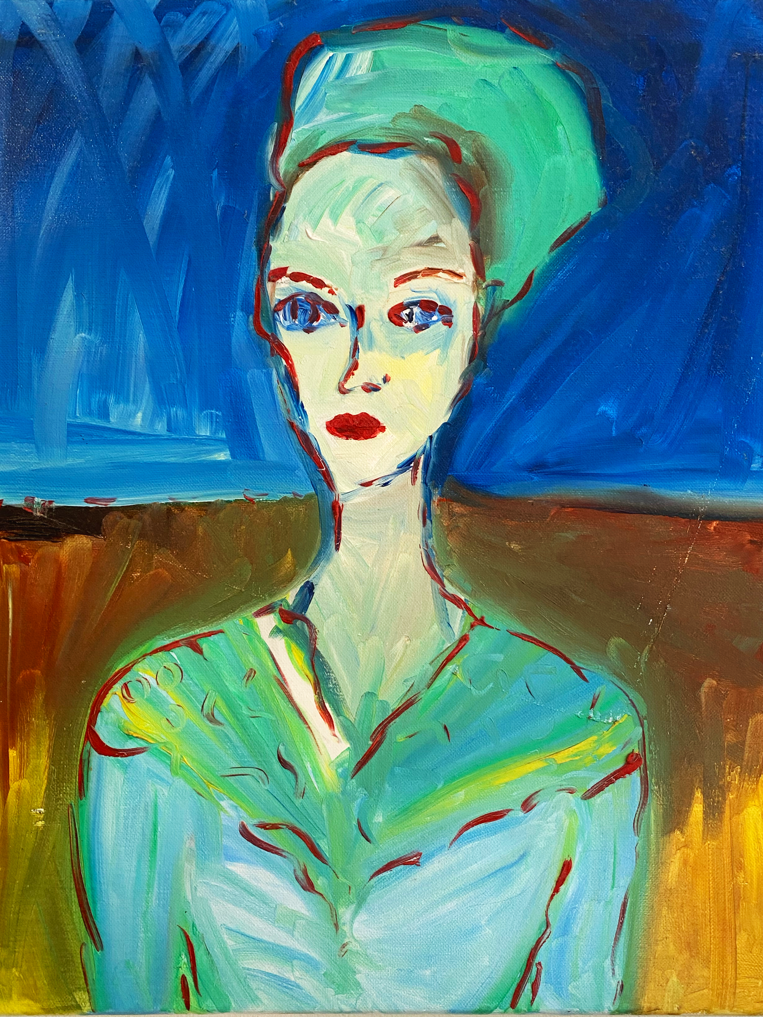 Brown Background 2017 |
Acrylic paint on canvas |
40 x 50cm |
$400