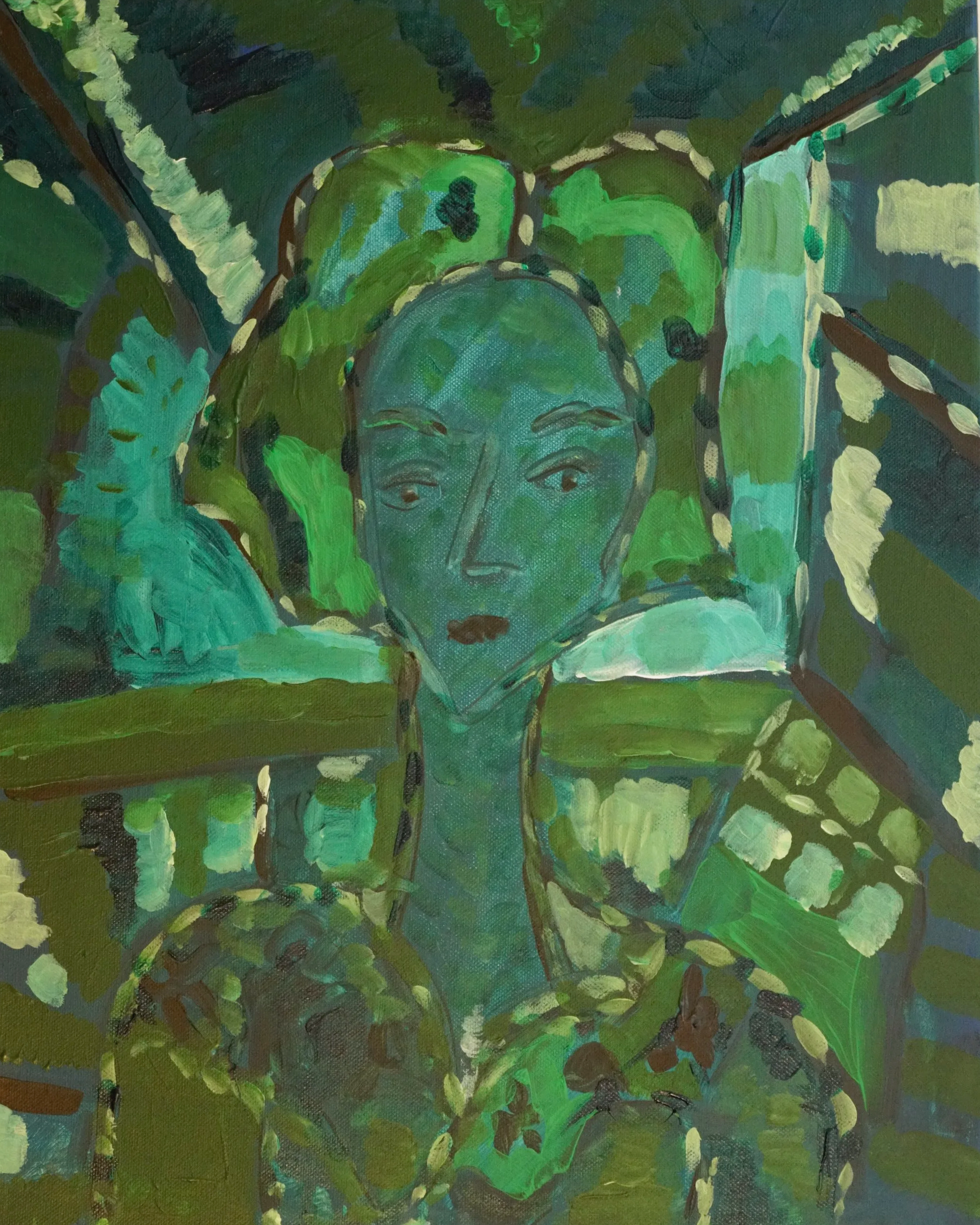 Green Girl 2026 |
Acrylic paint on canvas |
40 x 50cm |
$400