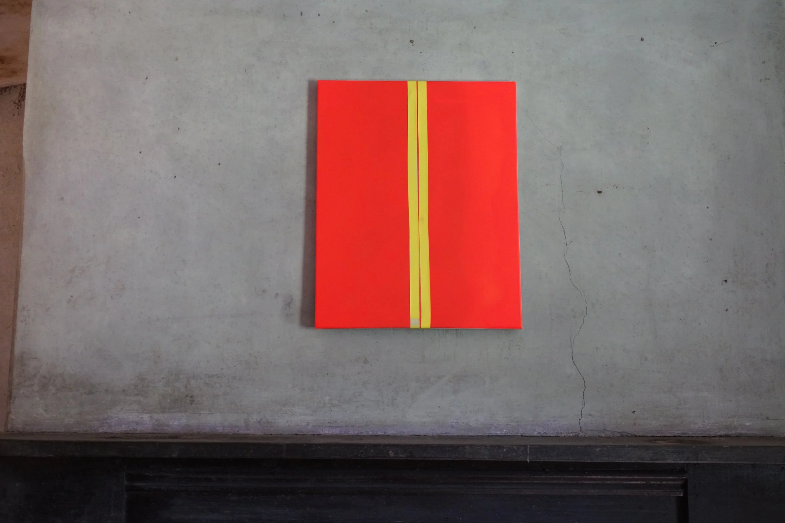 2025 Orange + Yellow Stripes Lucie Miller - Rainham Paintings - Studio - Day 1 0370.JPG