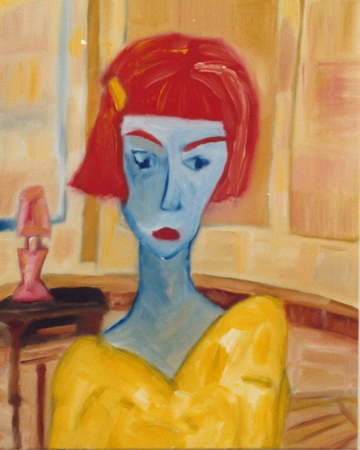 1998 Pink Lamp Lucie Miller Painting Luciespace 1135.JPG