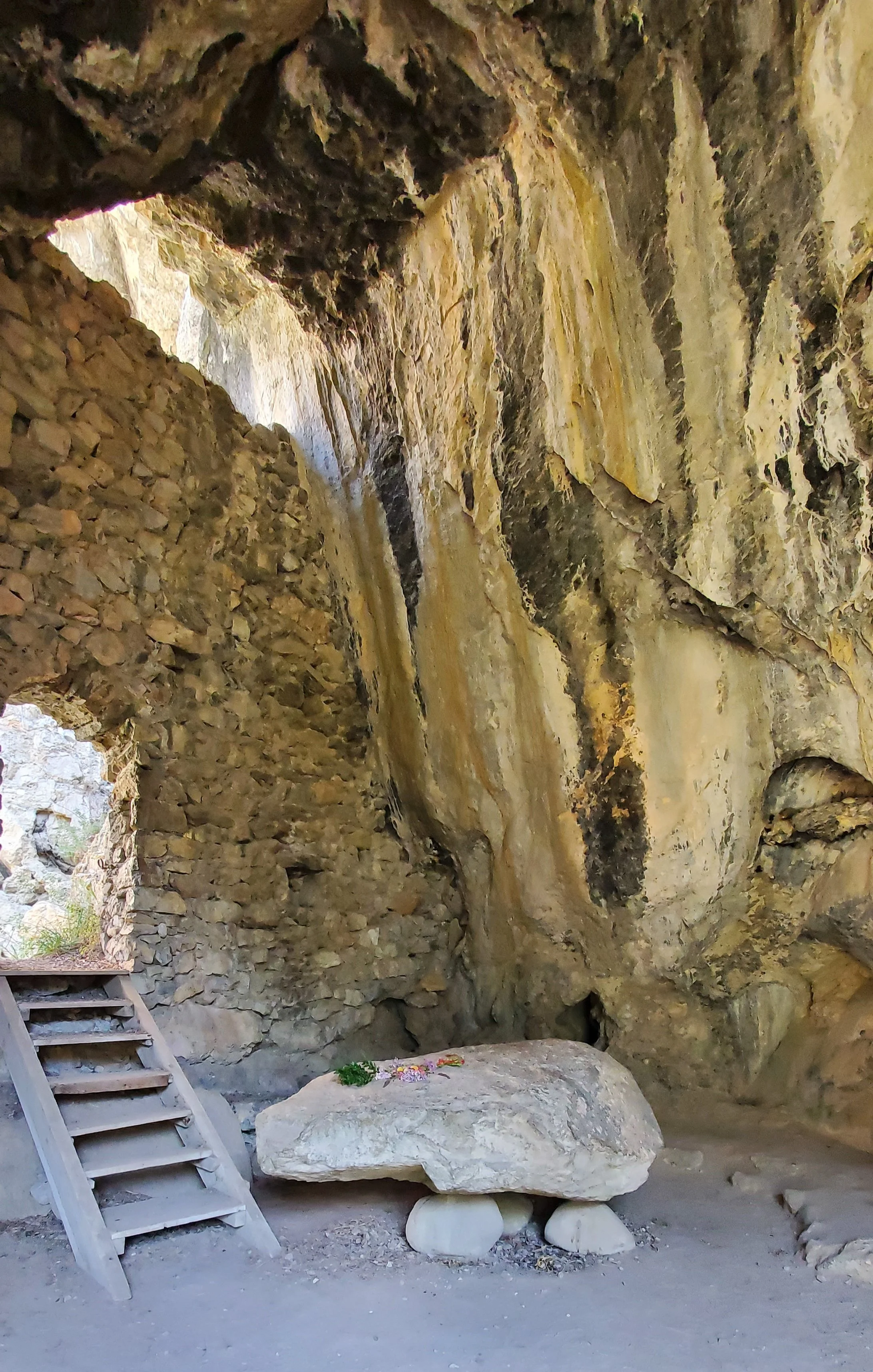 The Bethlehem Cave in Languedoc, where the Cathars celebrated their masses.