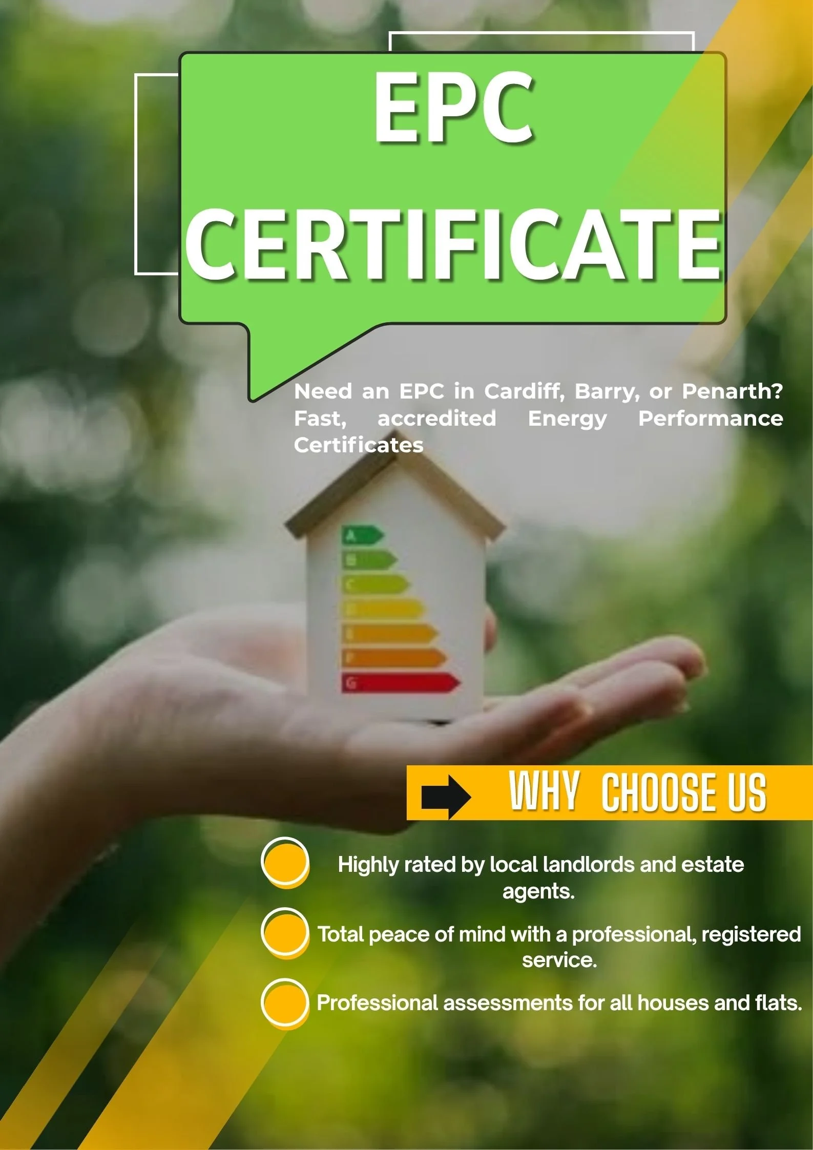 Affordable EPC Services in Cardiff, Barry &amp; Penarth