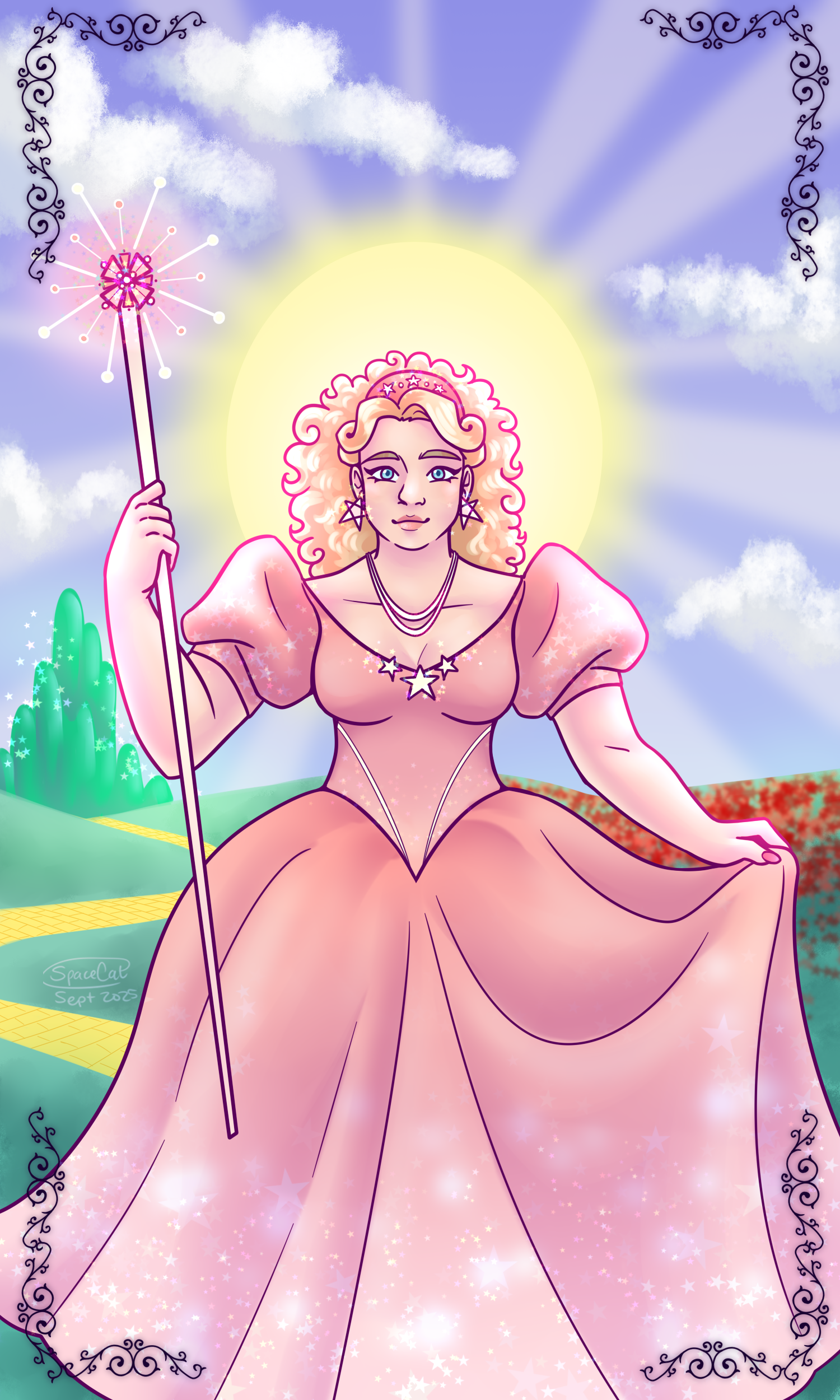 Fan art for the novel Wicked: the Life and Times of the Witch of the West