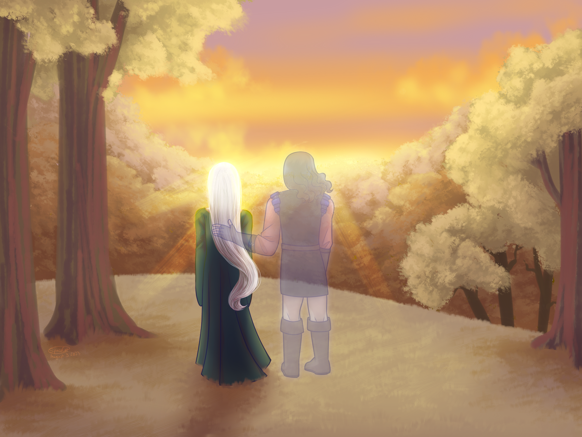 Fan art for the Lord of the Rings trilogy