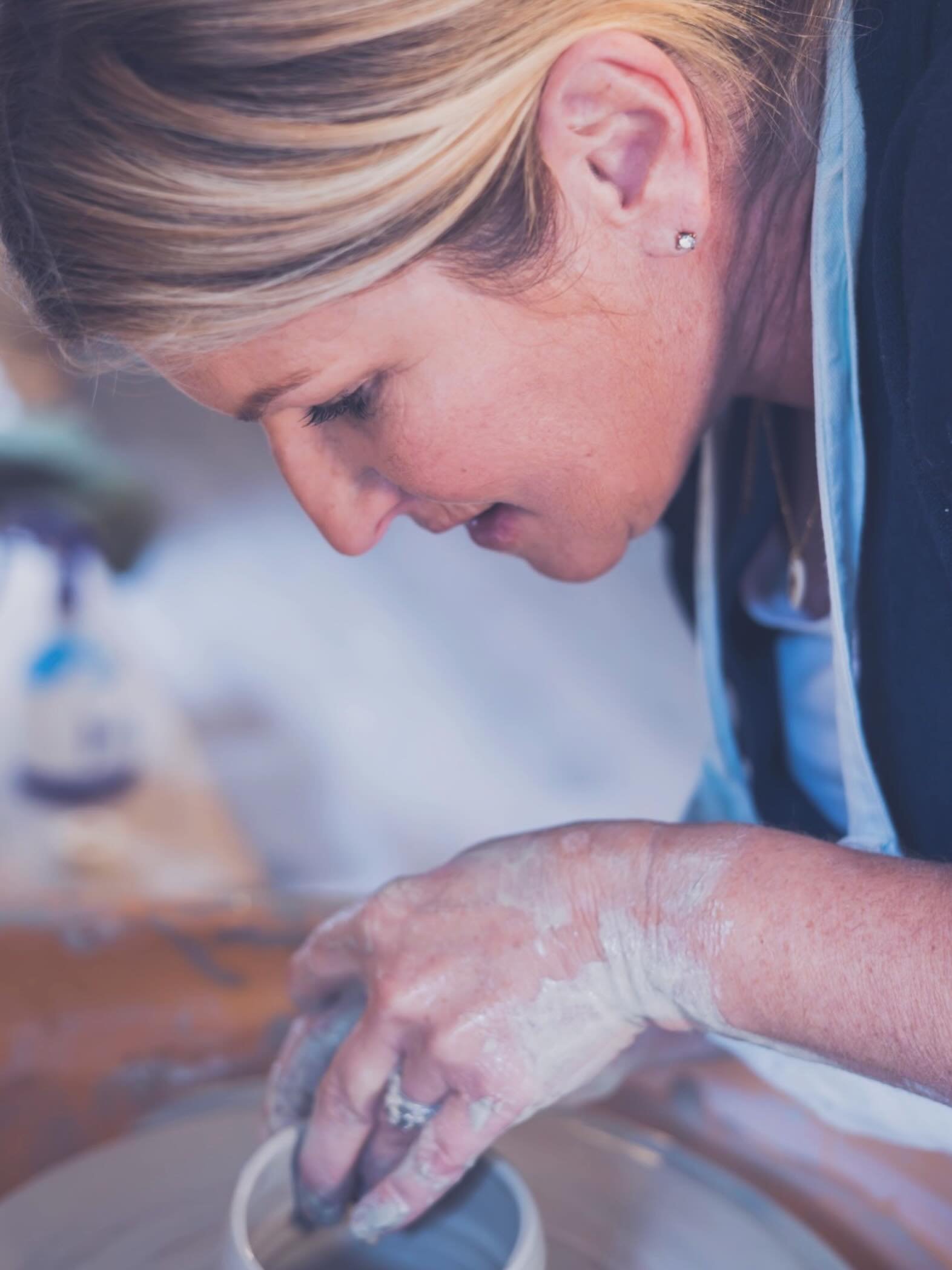 Every piece of pottery we make is handmade, one at a time. 🤍

That means you may find the occasional blemish, variation, or little imperfection &ndash; it&rsquo;s all part of the charm of handmade pottery.

No two pieces are ever exactly the same, m