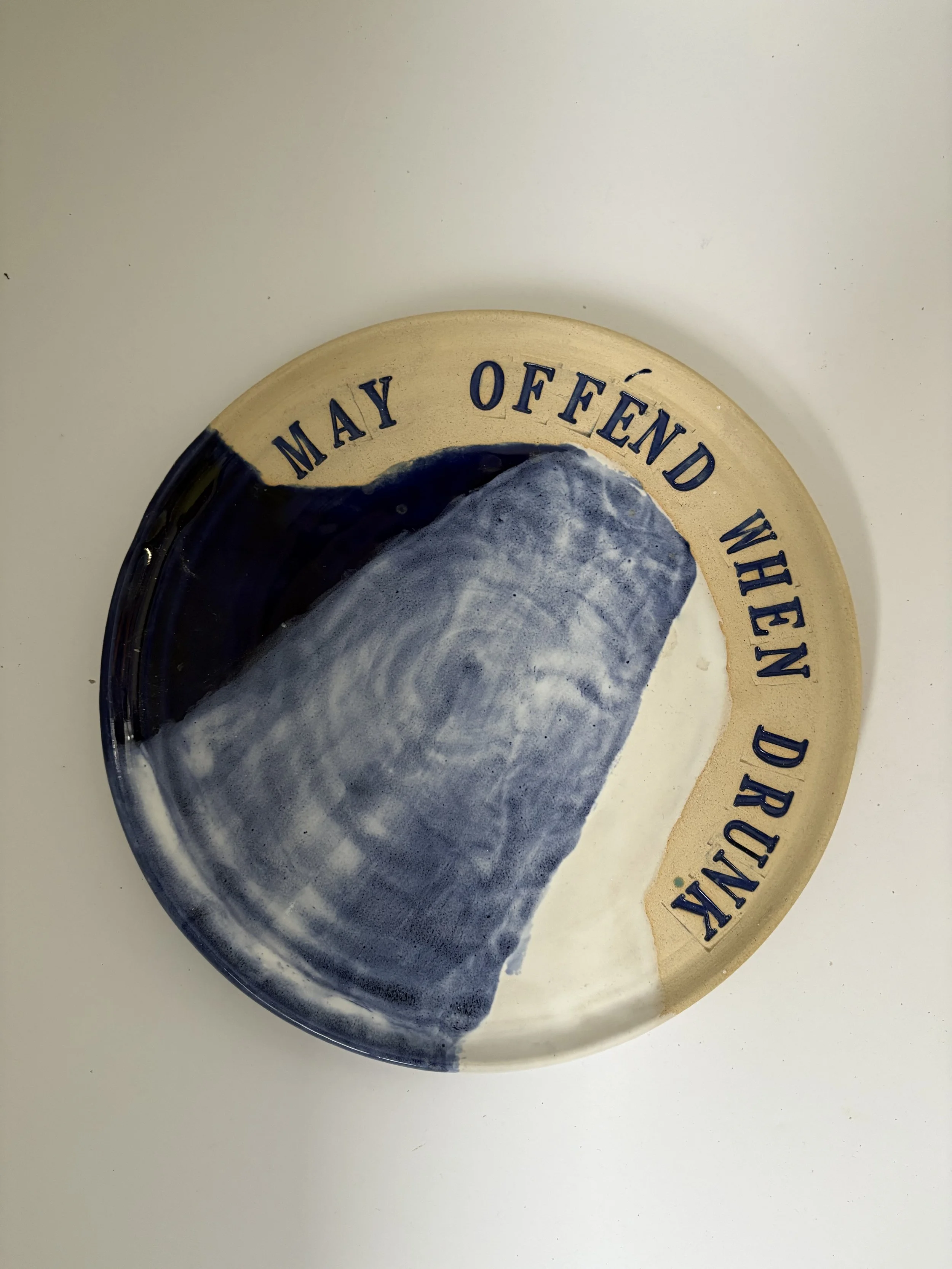 May Offend When Drunk platter