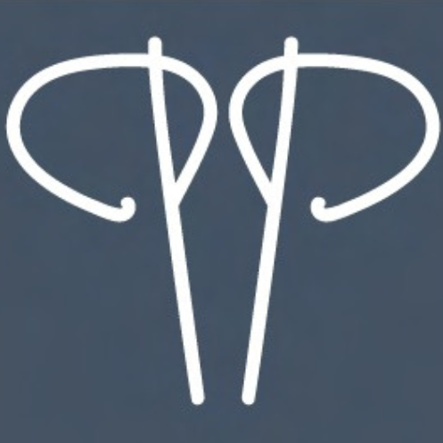 Minimalist line art bicycle illustration on a dark background