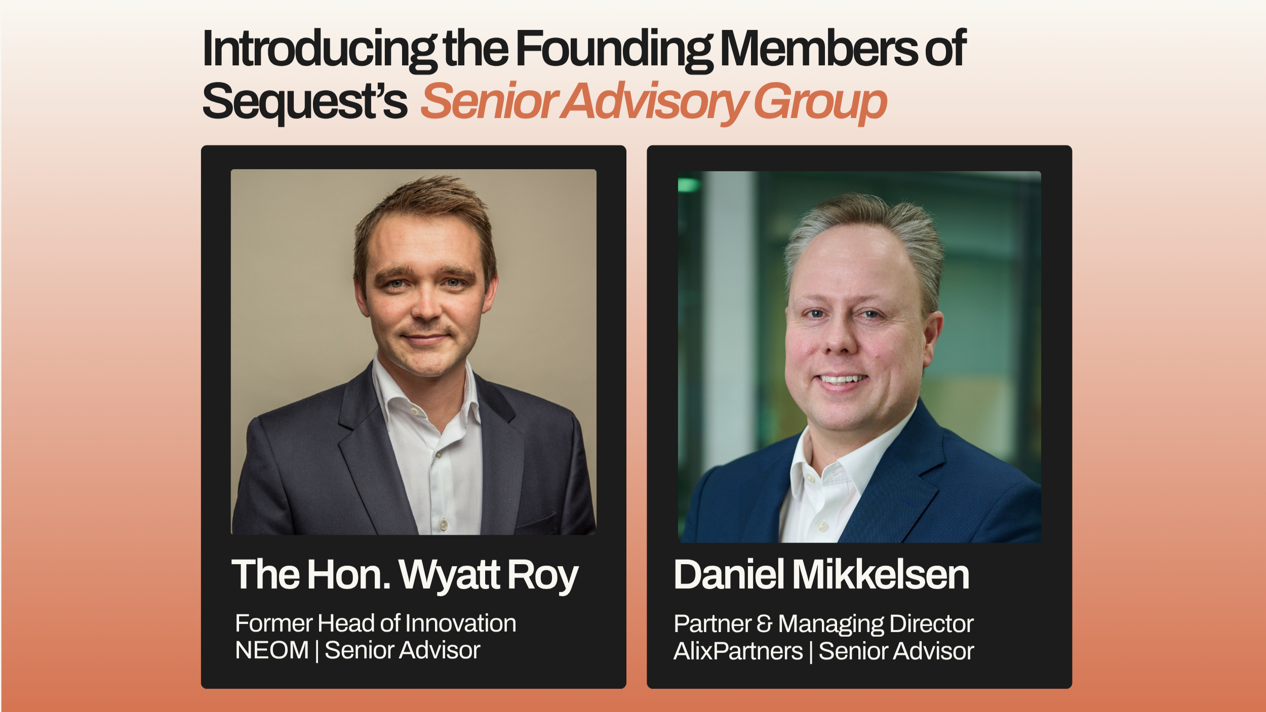 Sequest Establishes Senior Advisory Group to Accelerate Carbon Removal Operations in Saudi Arabia