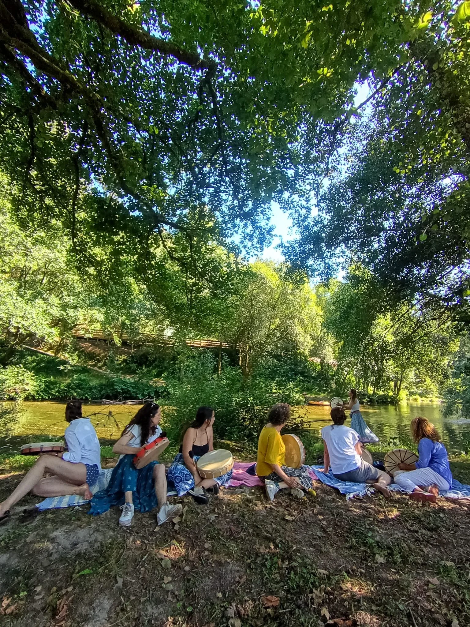 Aula de Tambor Xamânico no Gerês