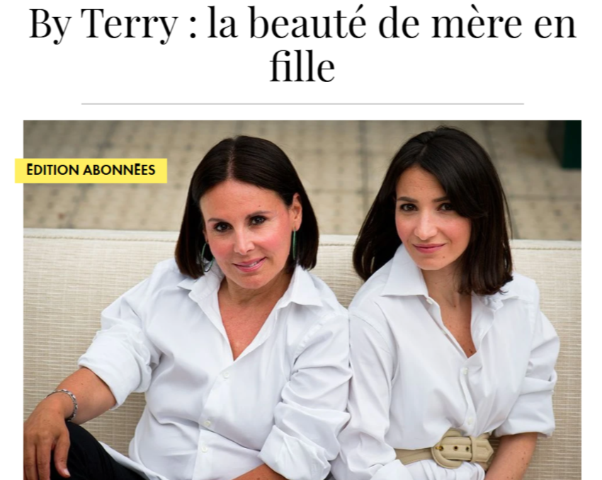 Portrait de Terry de Gunzburg et sa fille Marion Assuied - publié dans ELLE.