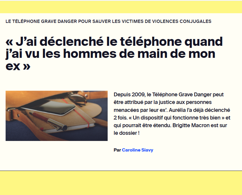 Le Téléphone Grave Danger - publié dans StreetPress.