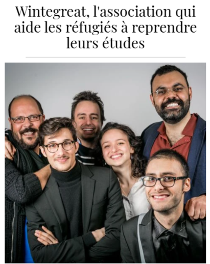 L'association qui aide les réfugiés à reprendre leurs études - publié dans ELLE.