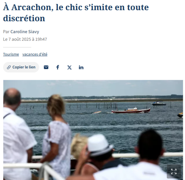 Les faux styles de vacances - publié dans Le Figaro.