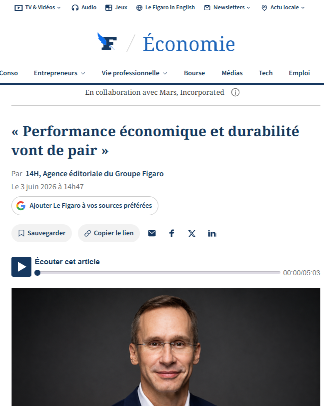 INTERVIEW — Brand content Business : Le Figaro Économie x Mars, Incorporated