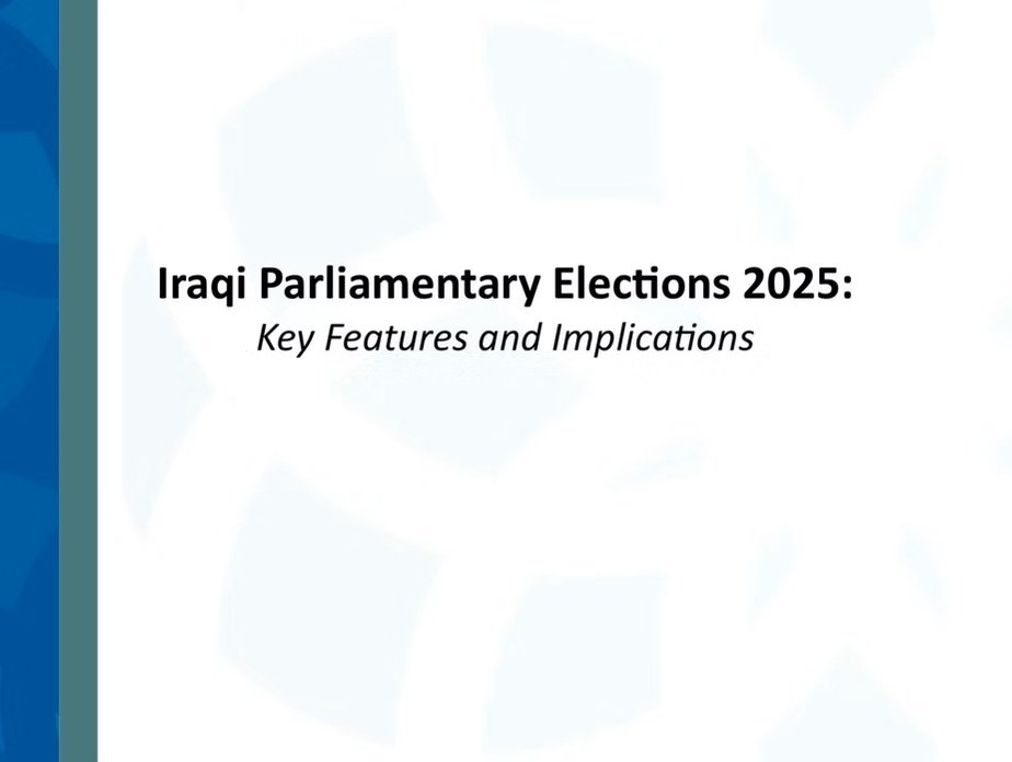Iraqi Parliamentary Elections 2025: Key Features and Implications