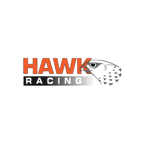 Hawk Racing logo with a stylized hawk head graphic