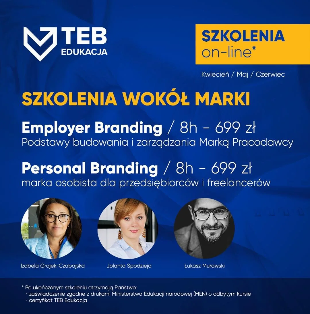 Personal Branding (marka osobista) dla Przedsiębiorców i Freelancerów