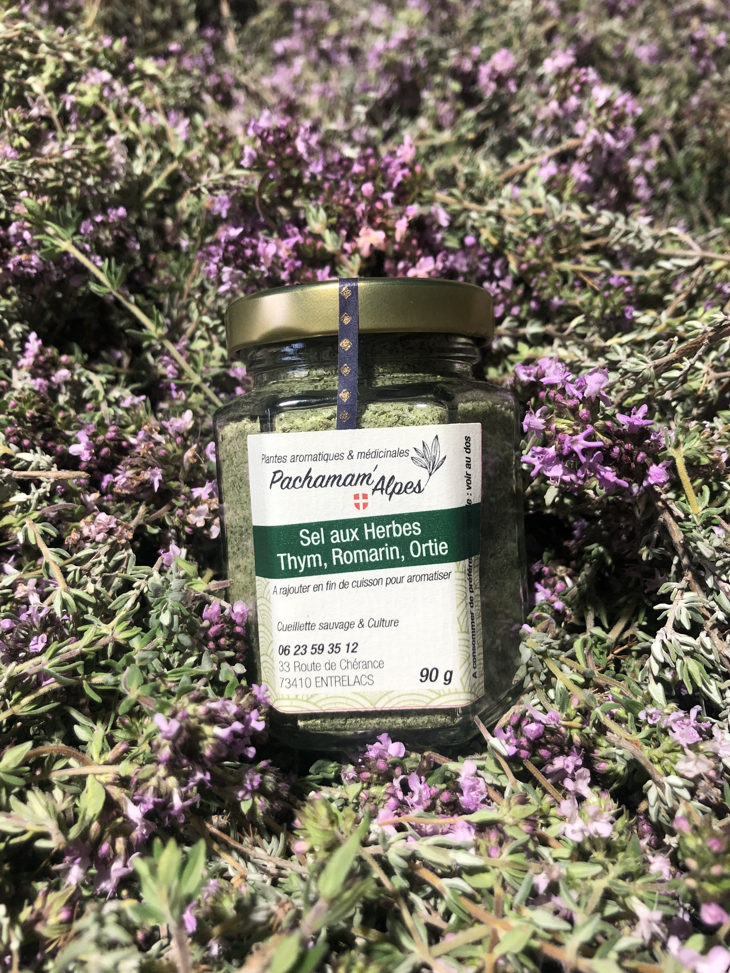 SEL AUX HERBES THYM ROMARIN ORTIE