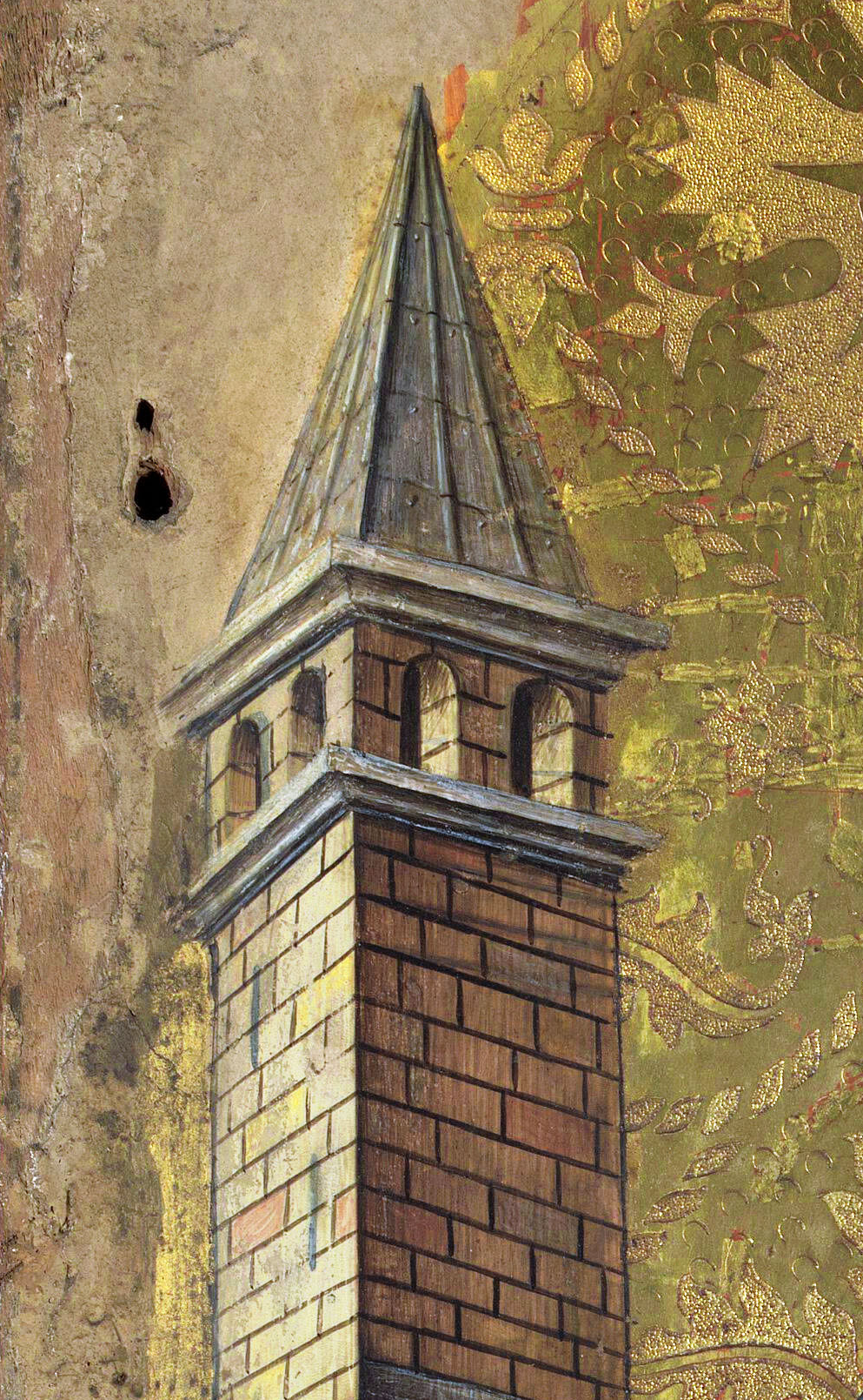 The Catholic Church reaching toward heaven.