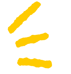 Animierte Illustration von drei auseinanderlaufenden Linien in grobem Skizzenstil.