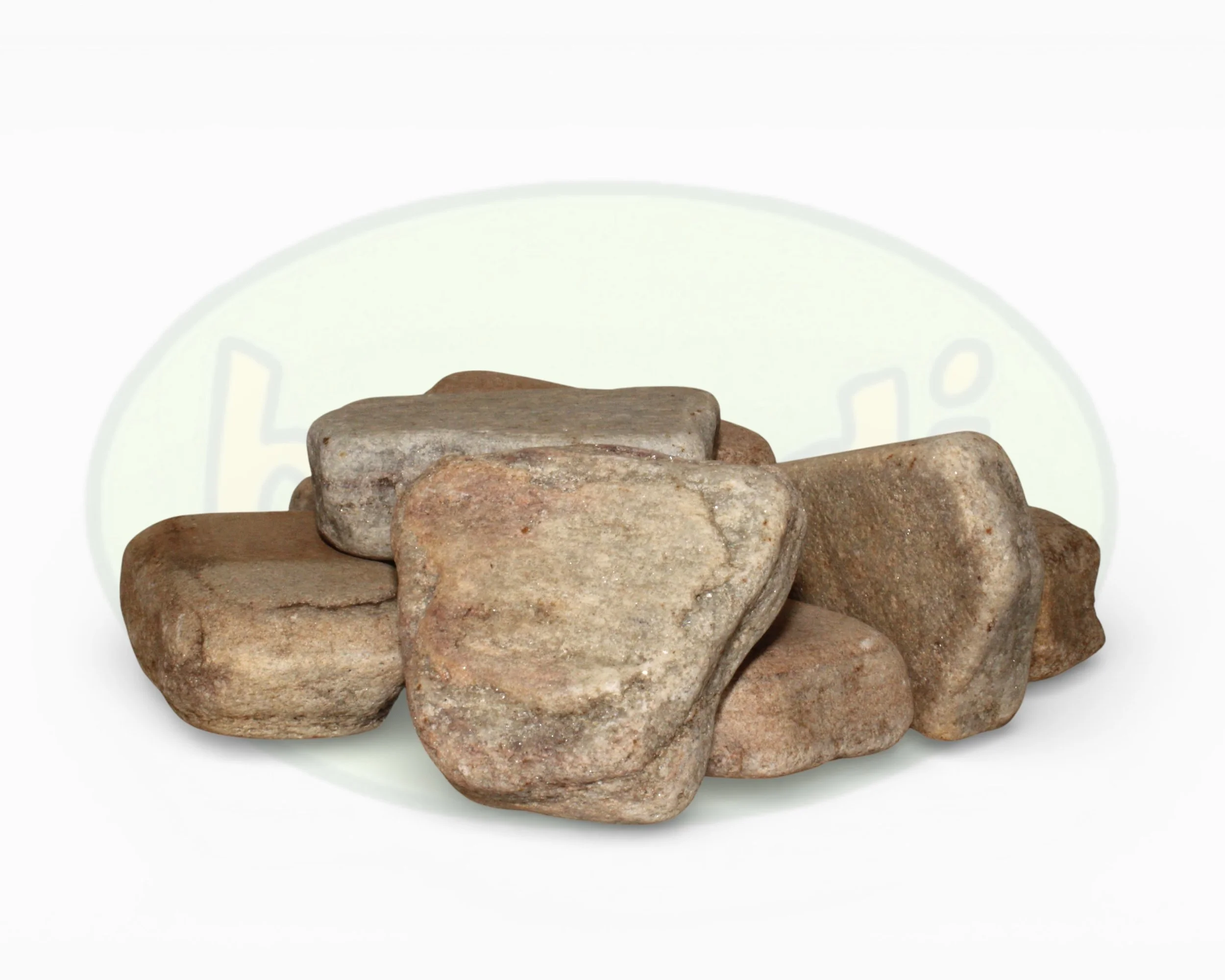 Glitterstone pebbles