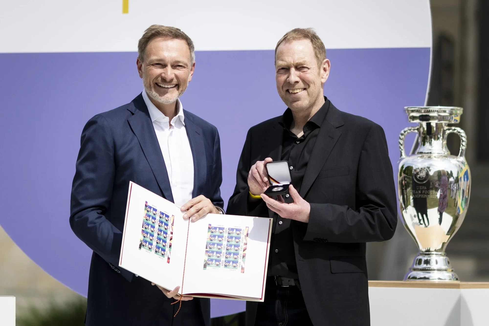 Illustration UEFA EURO 2024 Sammlermünze – Präsentation im Bundesministerium der Finanzen – Janz Design Hilden