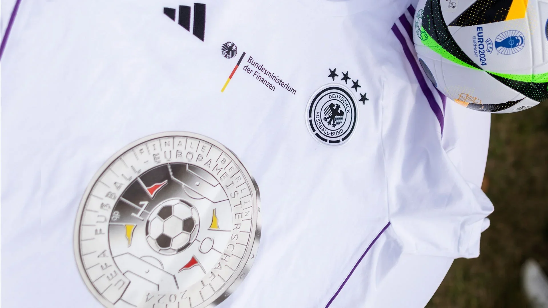 Illustration UEFA EURO 2024 Sammlermünze – Aufdruck auf T-Shirt – Janz Design Hilden