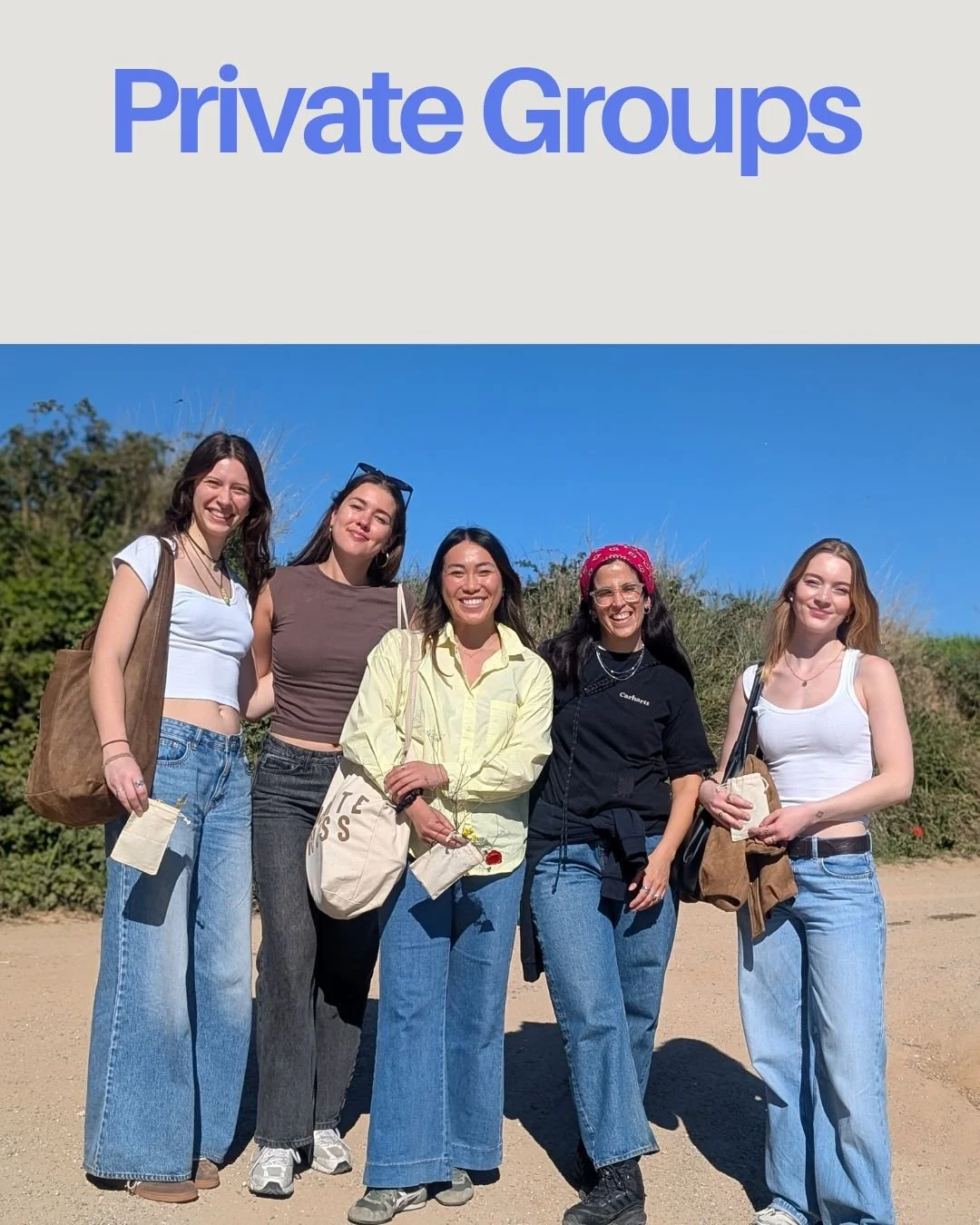 group picture in field