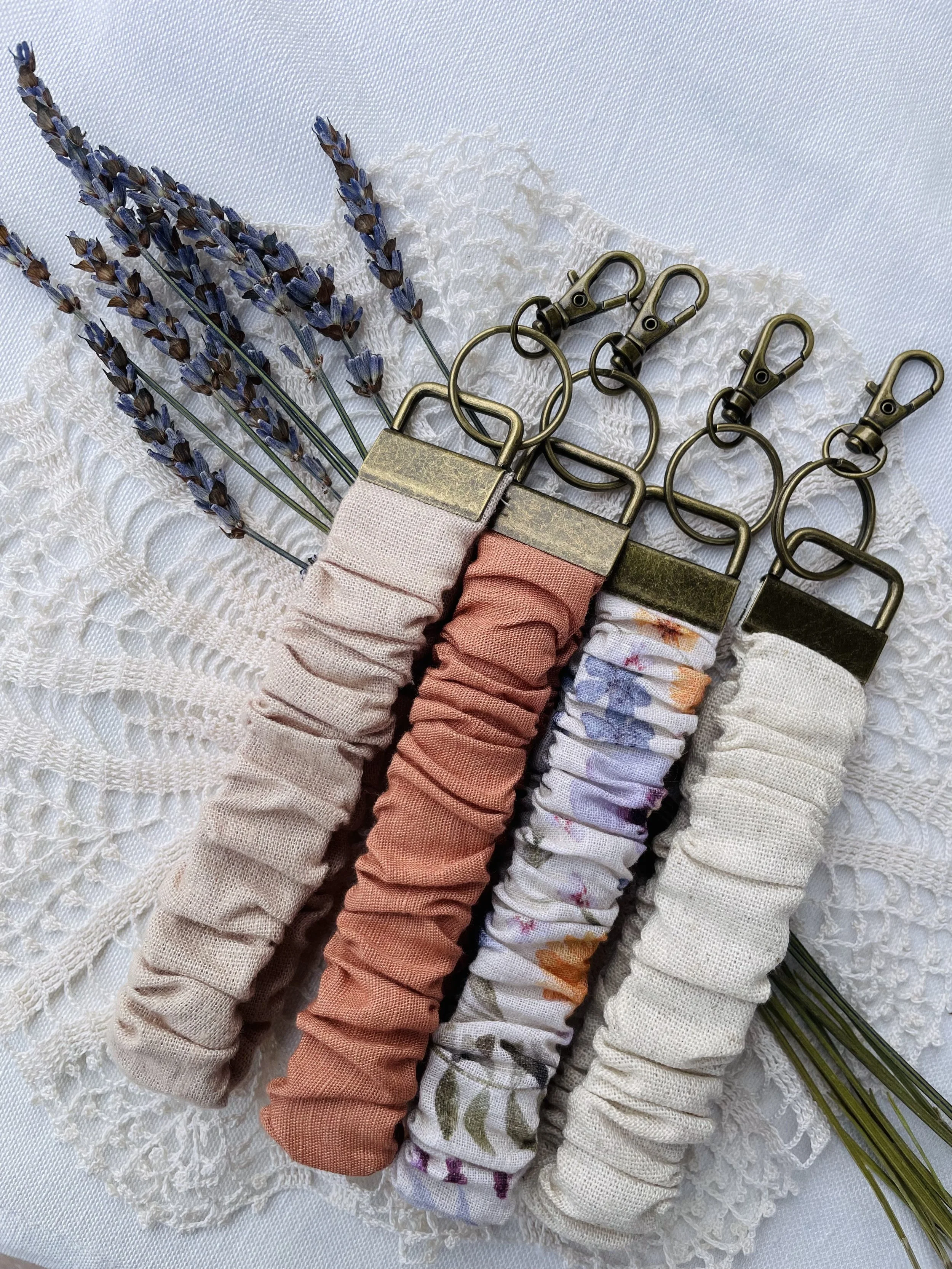 Cottage Keychain Wristlet