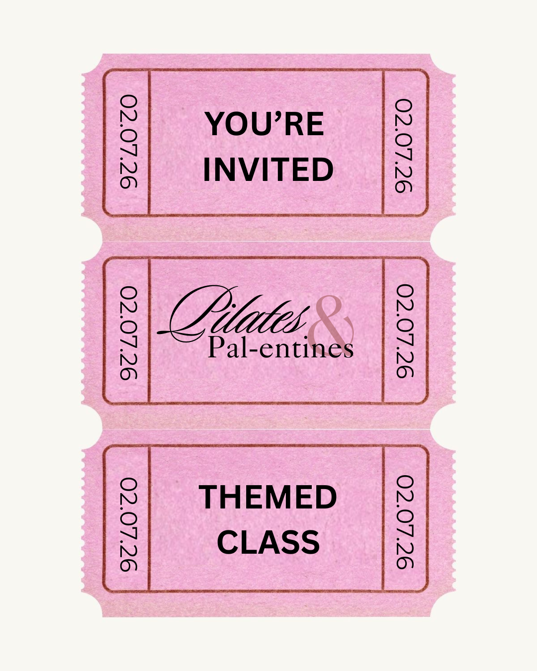 Pilates & Pal-entines Themed Class