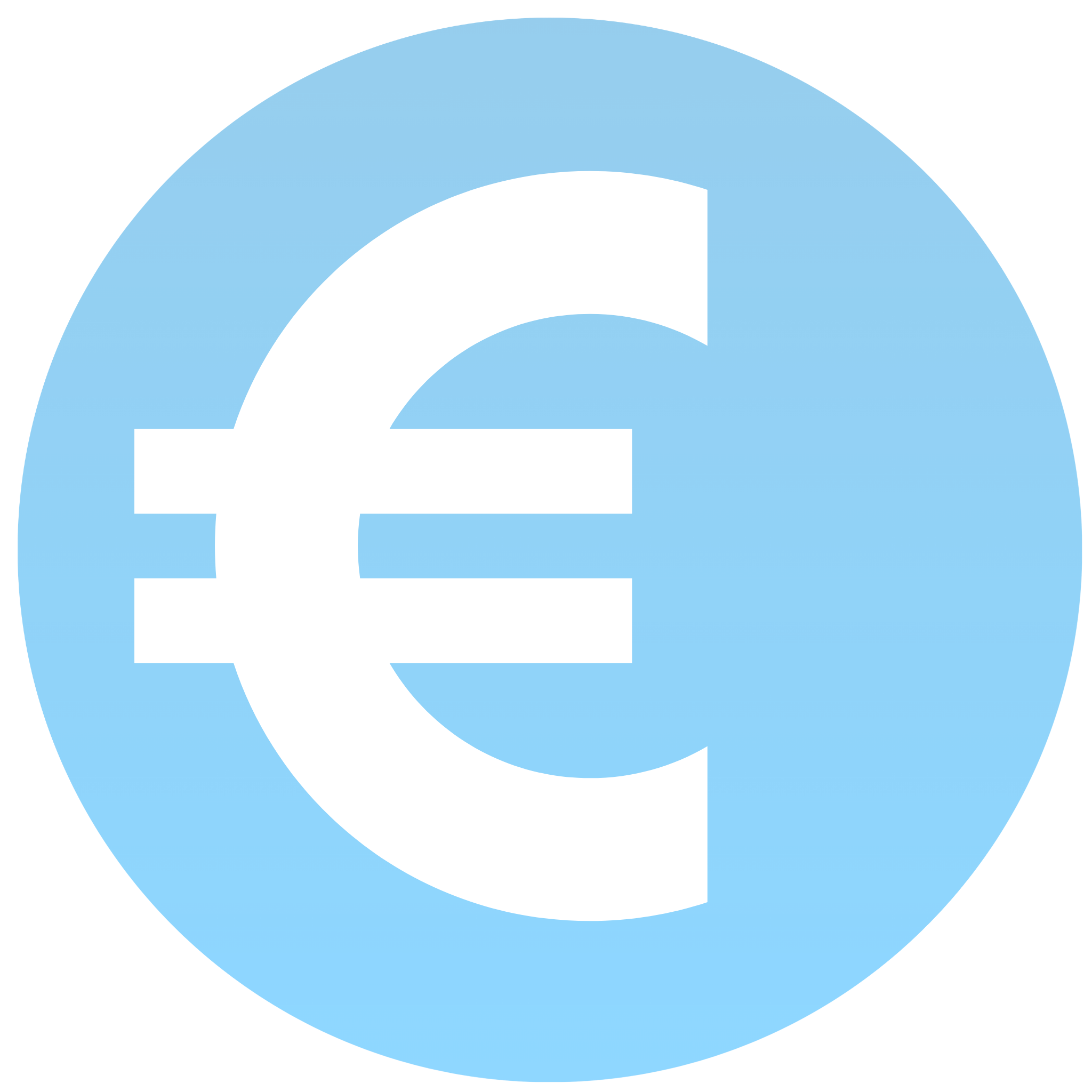 Ícono de moneda de euro explicando una de las ventajas de la venta de la nuda propiedad | Grupo Nuevo Horizonte