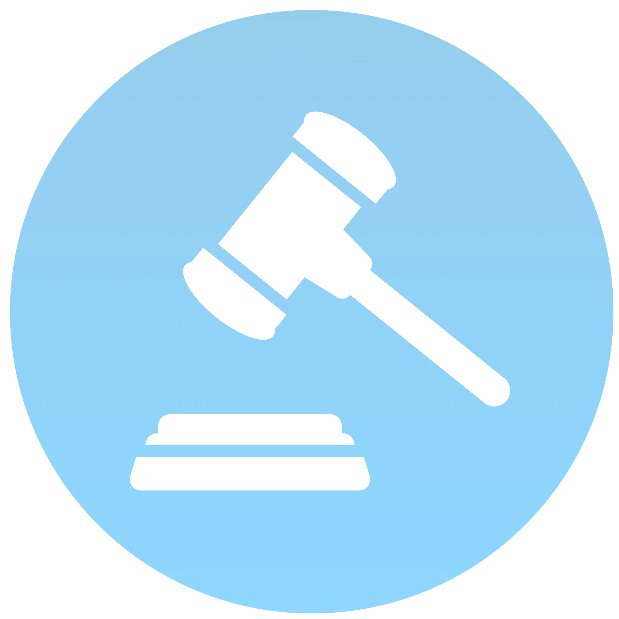 Simbolo de justicia o leyes explicando una de las ventajas de la venta de la nuda propiedad | Grupo Nuevo Horizonte