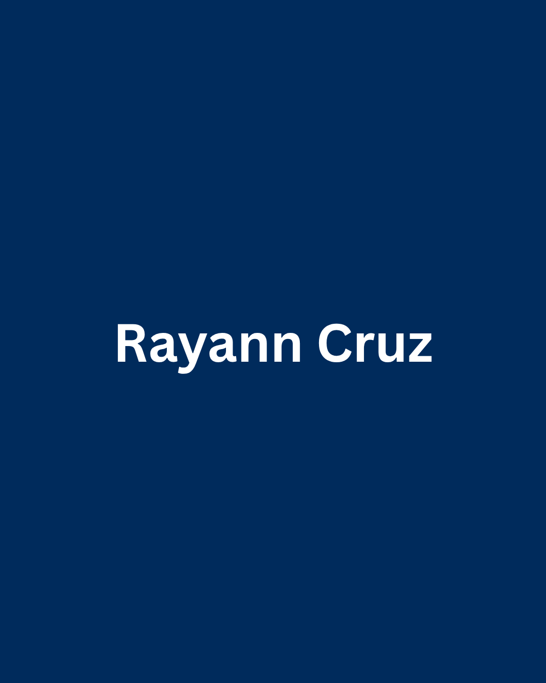 Rayann Cruz endorses Rob Davis