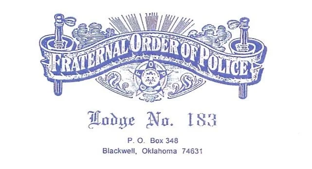 Blackwell Fraternal Order of Police Lodge #183 endorses Rob Davis
