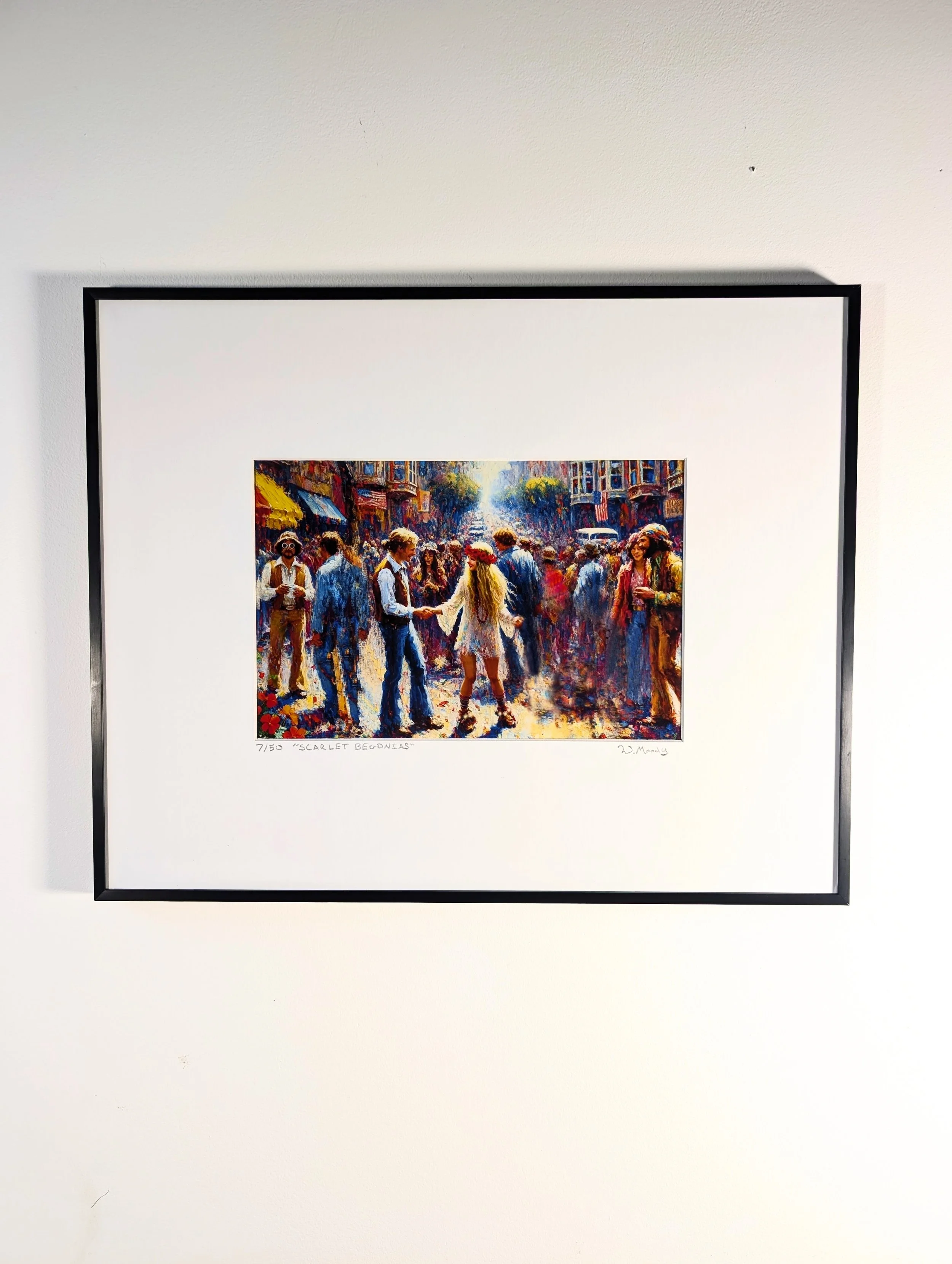 "Scarlet Begonias" by Moody (Signed/Numbered)